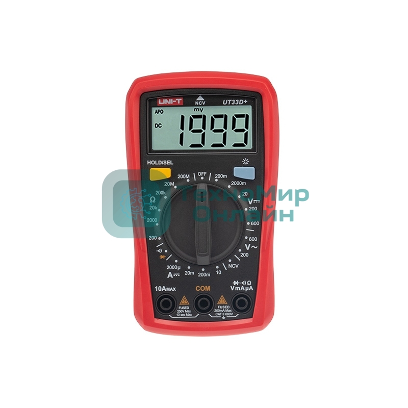Портативный мультиметр UNI-T UT33D+