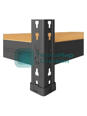 Стеллаж Практик SBL 180KD пол.:5 разборная 1803x900x450мм антрацит