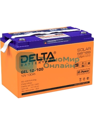 Батарея для ИБП Delta GEL 12-100 12В 100А·ч
