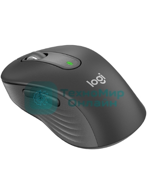 Мышь беспроводная Logitech Signature M650 графитовый, 4000 dpi, радиоканал, Bluetooth, USB, кнопки - 5