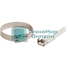 Стяжка стальная Hyperline FVC-370, коррозионно-стойкая (нержавеющая сталь 410L), 370x6x0.5мм, (100 шт)