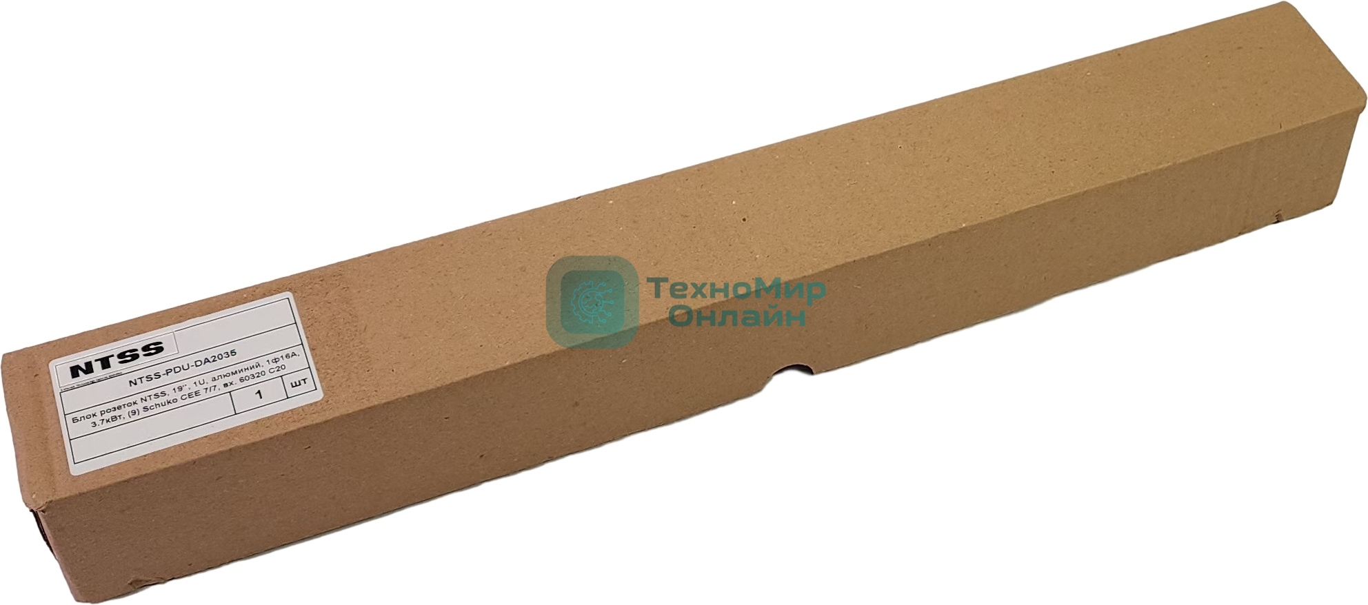 Блок распределения питания NTSS NTSS-PDU-DA2035 гор.размещ. 9x базовые 16A C20