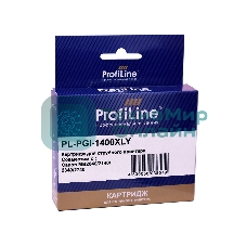 Картридж струйный ProfiLine PL-PGI-1400XLY для принтеров Canon MB2040/MB2140/MB2340/MB2740 с чернилами Yellow