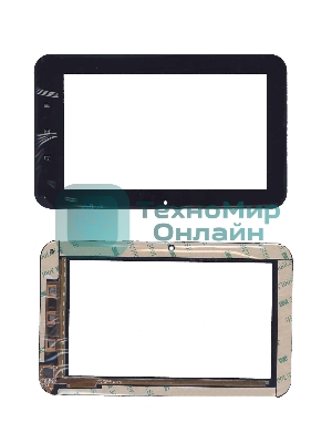 Сенсорное стекло (тачскрин) TOPSUN C0010 B1, черное