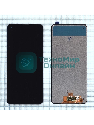 Дисплей для Samsung Galaxy A21S SM-A217F в сборе с тачскрином (TFT) черный