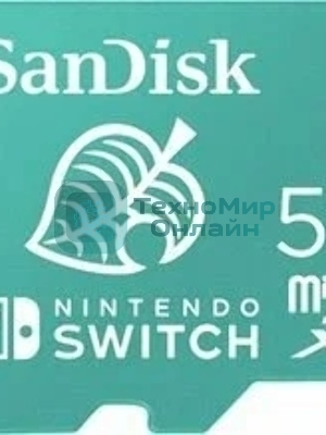 Флеш карта microSD 512Gb SanDisk microSDXC Class 10 UHS-I A1 C10 V30 U3 for Nintendo Switch 100/90 Mb/s