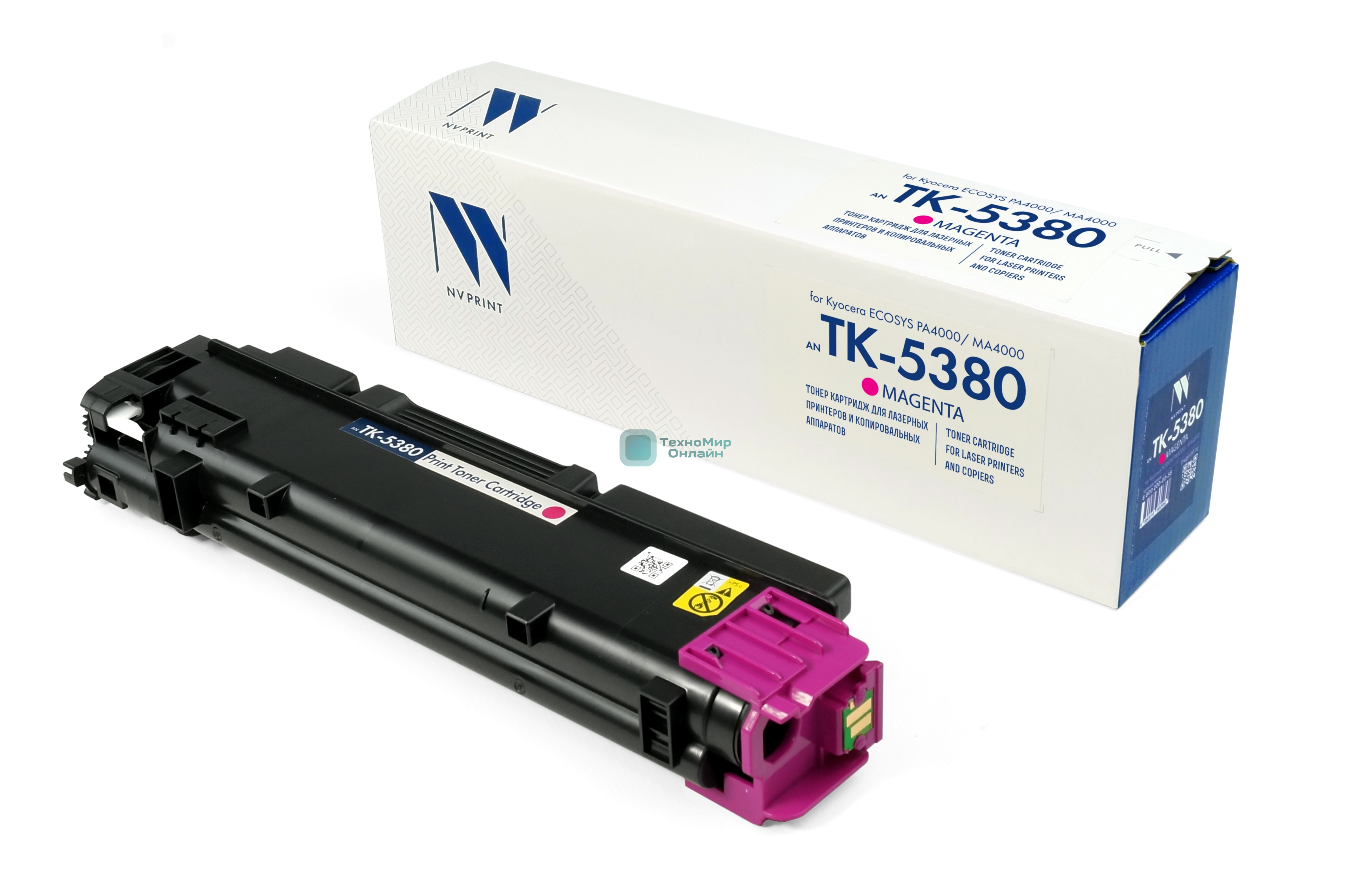 Картридж NVPrint совместимый NV-TK-5380 Magenta для Kyocera ECOSYS PA4000/MA4000 (10000k)