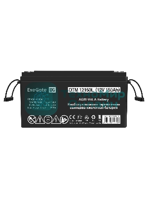 Аккумуляторная батарея ExeGate DTM 12150L (12V 150Ah, болт М8)