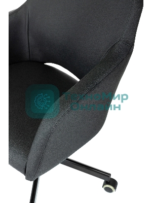 Кресло Бюрократ CH-380M черный, экокожа