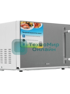 Микроволновая печь BBK 20MWS-771M/WM белый, 20 л, 700 Вт, переключатели - поворотный механизм