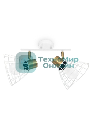 Светильник Ambrella light TR8601/2 WH/GD белый/золото E27*2 max 40W 260*154*230