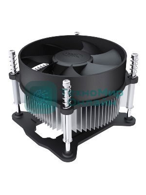 Кулер для процессора DEEPCOOL CK-11508 черный, 92 мм, алюминий, 2200 об/мин, 30.1 дБ, 3 pin, 65 Вт, 70 мм
