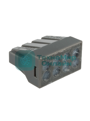 Экспресс-клемма с пастой Rexant 8-проводная до 2,5 мм², серый (50 шт./уп.) (773-308)