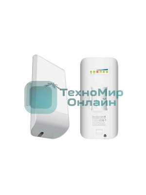 Точка доступа Ubiquiti LocoM2(EU) Wi-Fi и AirMAX. 802.11g/n, интегрированная антенна 8 дБ (45°*45°),10/100 RJ45 Ethernet