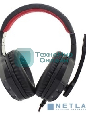 Гарнитура Oklick HS-L320G Phoenix чёрный, проводная, 3.5 мм