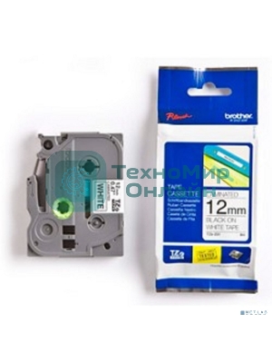 Картридж ленточный Brother TZE231 (12 мм черн/бел, аналог TZ-231)