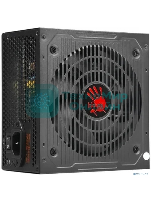 Блок питания Bloody BD-PS500W, 500Вт, 80 PLUS белый, 120мм,черный