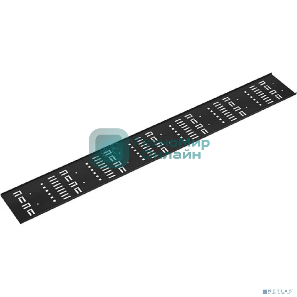 Организатор комм. шнуров Cabeus, 22HU, 990х150х10 мм (ВхШхГ), вертикальный, для шкафов, черный, (листовая сталь 1,3 мм)
