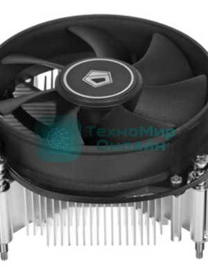 Кулер ID-COOLING DK-19 PWM серебристый/черный 92мм алюминий 2200rpm 26db 4-pin 95W 55мм