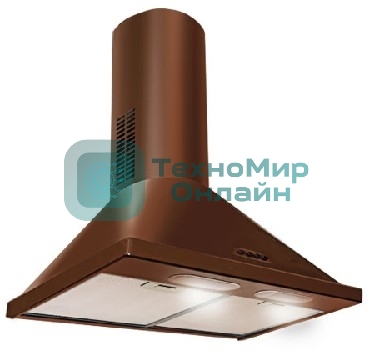 Вытяжка каминная Gefest ВО 1502 К17 коричневый, 50 см, 600 куб. м/ч, 81 дБ
