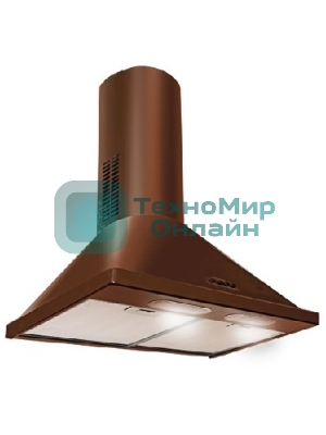 Вытяжка каминная Gefest ВО 1502 К17 коричневый, 50 см, 600 куб. м/ч, 81 дБ