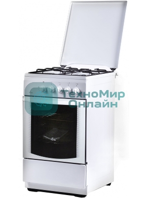 Плита Газовая Flama FG 24023 W белый (металлическая крышка) реш.эмаль