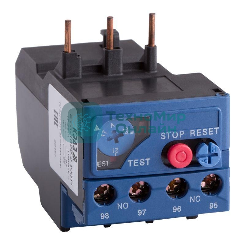 Реле перегрузки тепл. РТЛ 1008-2 25А (2.5-4А) УХЛ4 КЭАЗ 110743