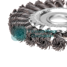 Щетка дисковая для УШМ Kranz крученая 125 мм, отв. 22,23 мм