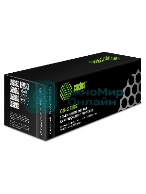 Картридж лазерный Cactus CS-C728S черный (2100 стр.) для Canon i-Sensys MF4410/4430/4450/4550D