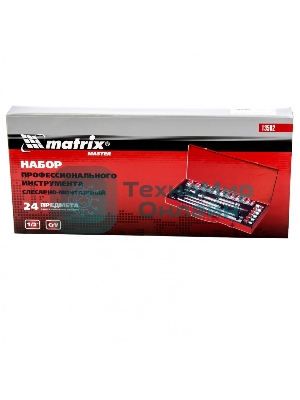 Набор шоферский Matrix с квадратом 1/2'' 24 предм. master