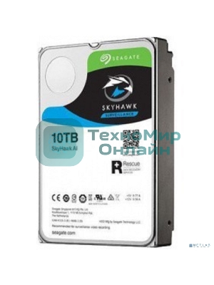 Жесткий диск Seagate SATA 10Tb 7200RPM 6Gb/S 256MB ST10000VE001