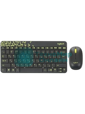 Комплект клавиатура + мышь Logitech Wireless Desktop MK240 Nano черный Retail Combo