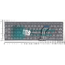 Клавиатура для ноутбука Lenovo IdeaPad Y700 Y700-15ISK черная без подсветки