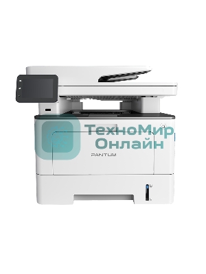 МФУ лазерное Pantum BM5201ADN Mono laser, A4, 42 ppm, 1.2 GHz, 1200x1200 dpi, Duplex, DADF50, paper tray 250 pages, USB, LAN, start. cartridge 3000 pages, проектная модель