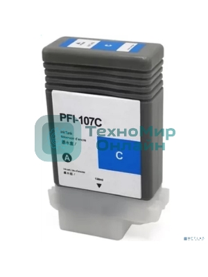 Картридж струйный NVPrint PFI-107C (NV-6706B001) Cyan для Canon imagePROGRAF iPF670/680/770 (130 мл)