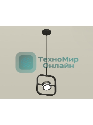 Светильник Ambrella light XB9119150 SBK/FR черный песок/белый матовый GX53 (C9119, N8415)