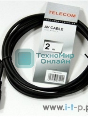 Кабель удлинительный Telecom 3.5 Jack (M) - 3.5 Jack (F), стерео, аудио, 2м