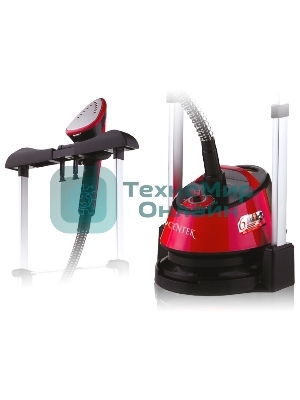 Отпариватель Centek CT-2372 малиновый, 2200 Вт, 45 г/мин, 1500 мл