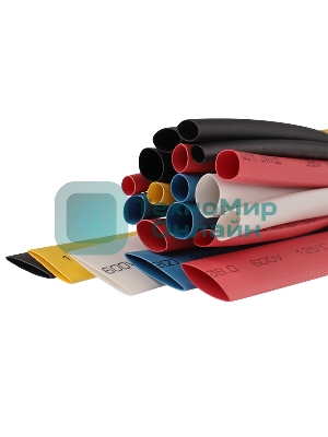 Термоусаживаемые трубки Rexant AUTO PLUS 2:1 (Набор 19 шт.)