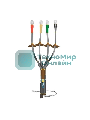 Муфта кабельная концевая наруж. уст. 1кВ КНТп 4х(16-25мм) без наконеч. Нева-Транс Комплект 22020071