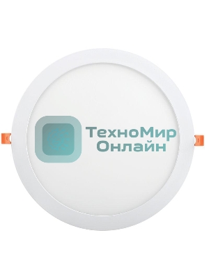 Светильник LED ДВО 1610 24Вт 6500К IP20 круг белый IEK LDVO0-1610-1-24-6500-K01