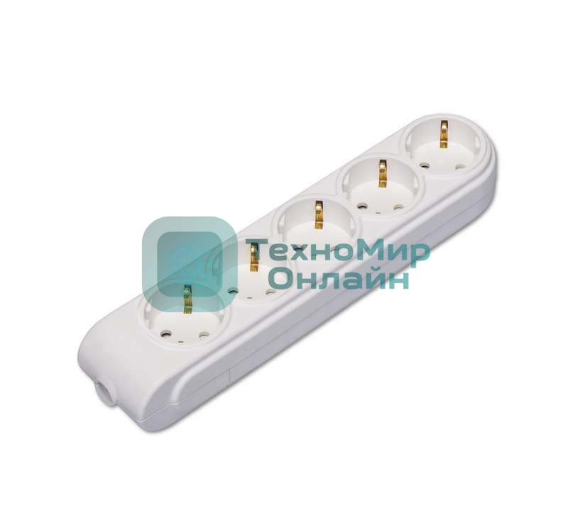 Колодка удлинителя Makel 5-м с заземл. защ. шторки