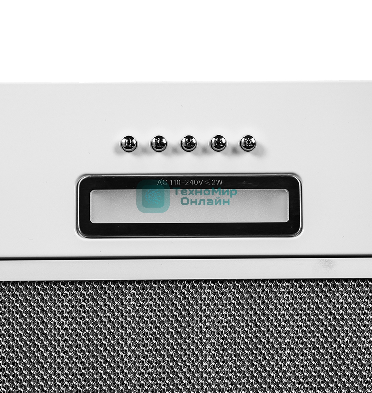 Вытяжка встраиваемая LEX GS Bloc LIGHT 600 белый управление: кнопочное (1 мотор)