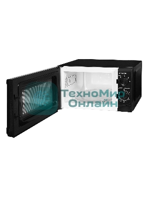 Микроволновая печь Starwind SWM5720 черный, 20 л, 700 Вт, переключатели - поворотный механизм