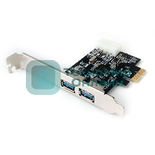 Контроллер USB Gembird SPCR-01, в PCI, порты: 2 внешн. USB 3.0