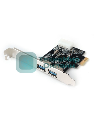 Контроллер USB Gembird SPCR-01, в PCI, порты: 2 внешн. USB 3.0