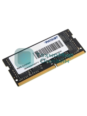 Оперативная память Patriot Signature, DDR4, 16GB (1x16 GB), 3200 MHz, CL22, SO-DIMM