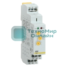 Реле времени многофункц. ORT 2 контакта 12-240В AC/DC IEK ORT-M2-ACDC12-240V