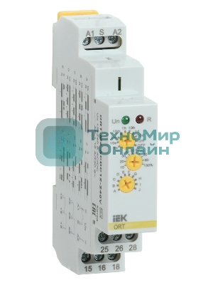 Реле времени многофункц. ORT 2 контакта 12-240В AC/DC IEK ORT-M2-ACDC12-240V