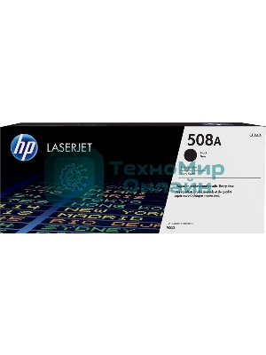 Тонер Картридж HP 508A CF360A черный для HP CLJ M552/M553 (6000 стр.)